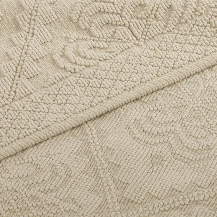Mirabeau Badematte Badematte Mivorex beige, Höhe 400 mm, 100% Baumwolle – Bild 3