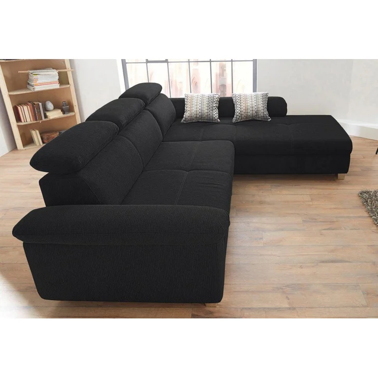 Jockenhöfer Gruppe Ecksofa Landshut L-Form, inklusive Bettfunktion, Kopf- bzw. Rückenteilverstellung – Bild 1