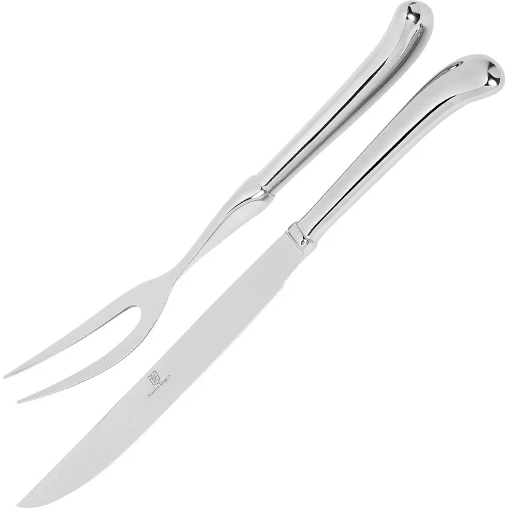 Stanley Rogers Tranchierbesteck Pistol Grip, 2-teilig, für 1 Person, Edelstahl, silber, spülmaschinengeeignet