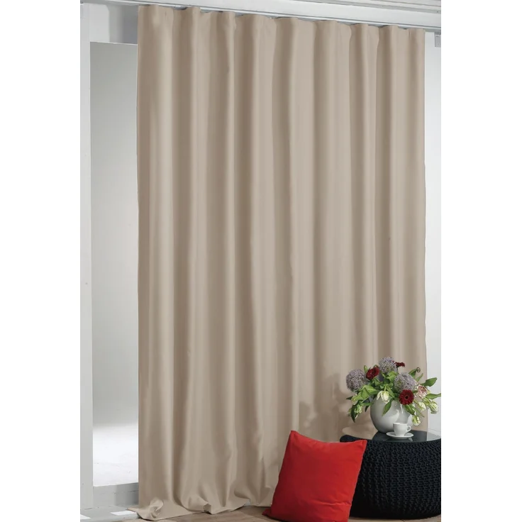Verdunkelungsgardine Universalband Shadow 135x295 cm Beige – Bild 2
