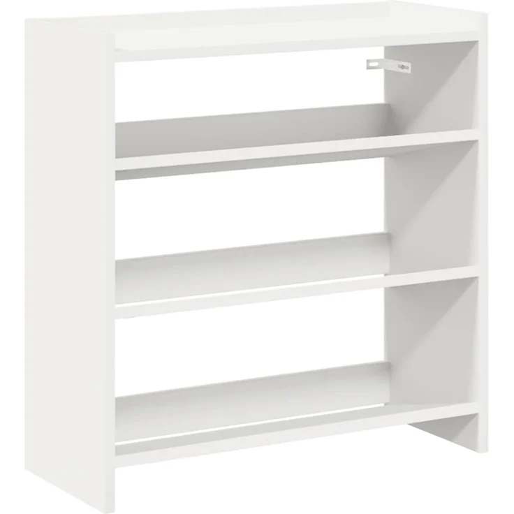 vidaXL Schuhregal Weiß 60x25x62 cm Holzwerkstoff 859887 – Bild 1