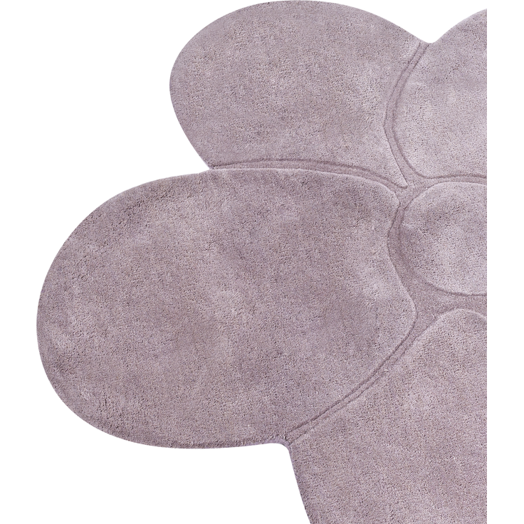 Teppich KOKKINI Violett ø 140 cm Wolle – Bild 4