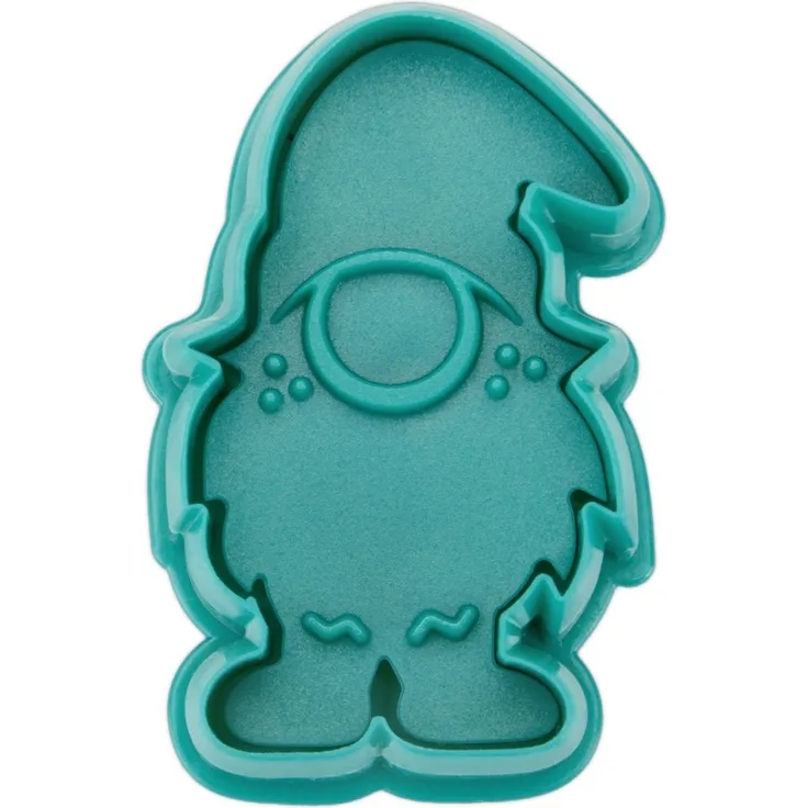 Städter Präge-Ausstecher Kunststoff Engel hellblau 5,5 cm mit Auswerfer