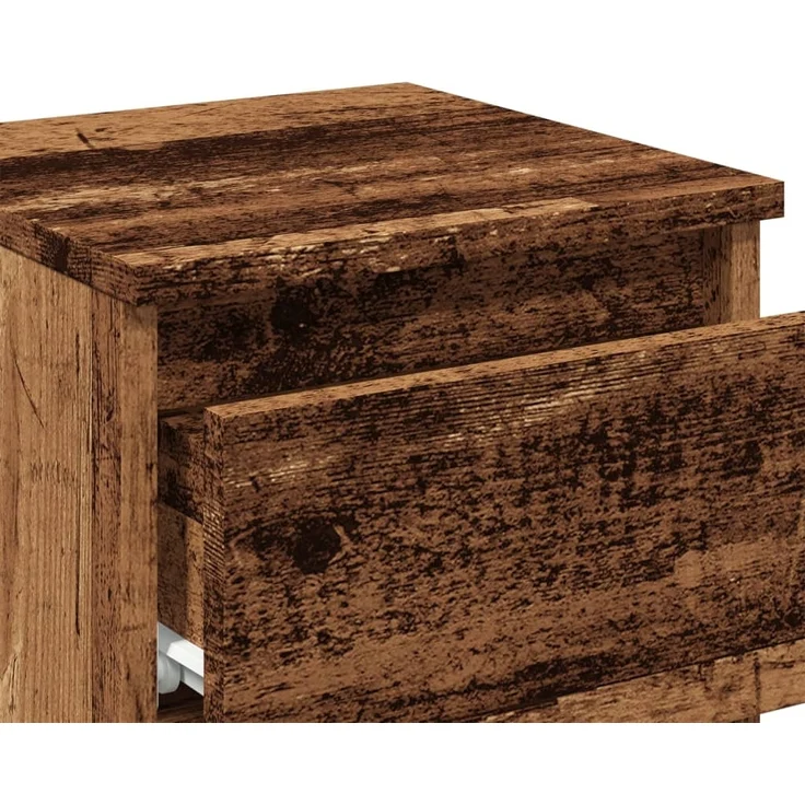 vidaXL Nachttisch Altholz-Optik 30×30×40 cm Holzwerkstoff 855846 – Bild 7