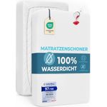 Matratzenschoner 180x200 Wasserdicht Dreamzie - Oeko-TEX und Made in EU - Atmungsaktive Anti-Allergie und Anti Milben - wasserdichte Matratzenauflage