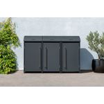 Westmann Metall Mülltonnenbox Moderna 3 | 3x240 L
