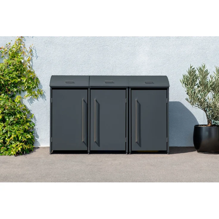 Westmann Metall Mülltonnenbox Moderna 3 | 3x240 L – Bild 1