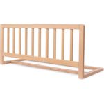 Ehrenkind® Rausfallschutz Bettgitter für Kinder | Massivholz Buche | Bettschutzgitter für Kleinkinder & Babys | Werkzeuglose Montage | Höhenverstellbar | Natürlich & Sicher | 90cm Natur