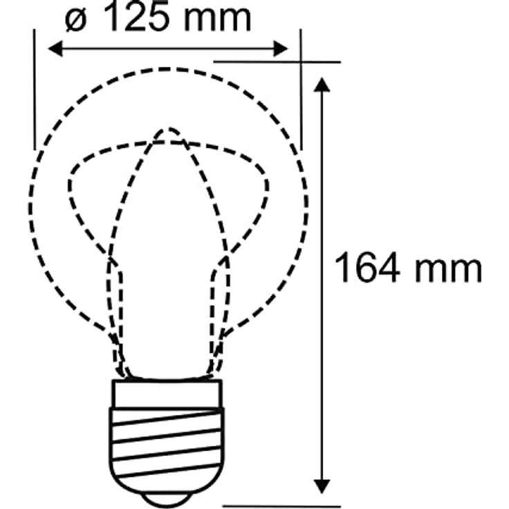 Paulmann LED-Lampe E27 3,5 W Arc 1.800K G125, goldfarben, dekorative Globelampe mit warmem Goldlicht – Bild 3