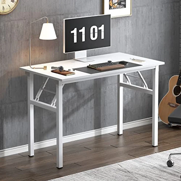 SogesHome Klapptisch Computertisch 100 x 60 x 75 cm PC Tisch Schreibtisch Bürotisch Büroarbeitsplatz für Home Office Verwendung Schreibtisch Esstisch Konferenztisch – Bild 9