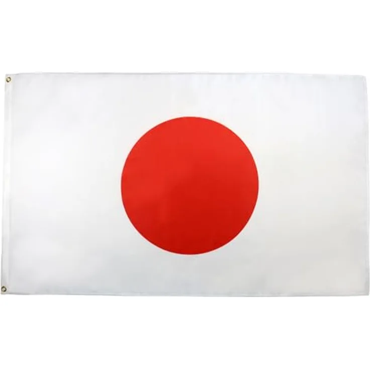 AZ FLAG - Flagge Japan - 150x90 cm - Japanische Fahne 100% Polyester mit Messing-Ösen - 110g