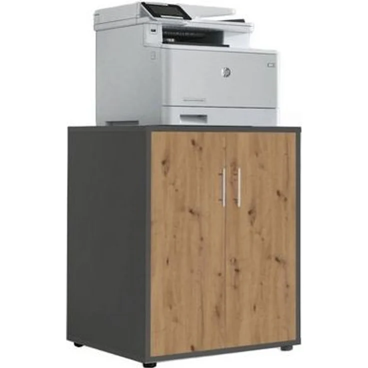 BMG Möbel Aktenschrank Druckerschrank Office Edition (geeignet für 3D Drucker und Office Drucker) Höhe 74 cm, optimale Ergänzung zu Schreibtischen – Bild 3