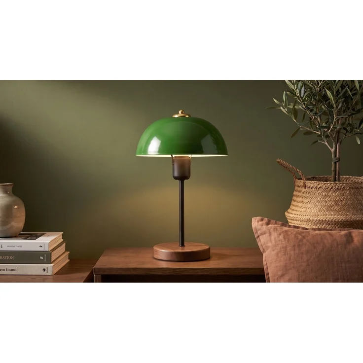 KAWOLA Tischlampe FIORA Metall grün 38 x 12 x 23 cm – Bild 5