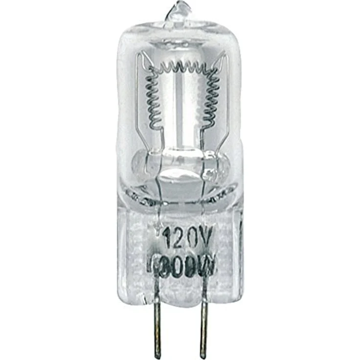 OMNILUX GX-6,35 Halogenlampe 120V / 300W, 300 Stunden Lebensdauer, 3200K Lichtfarbe – Bild 1