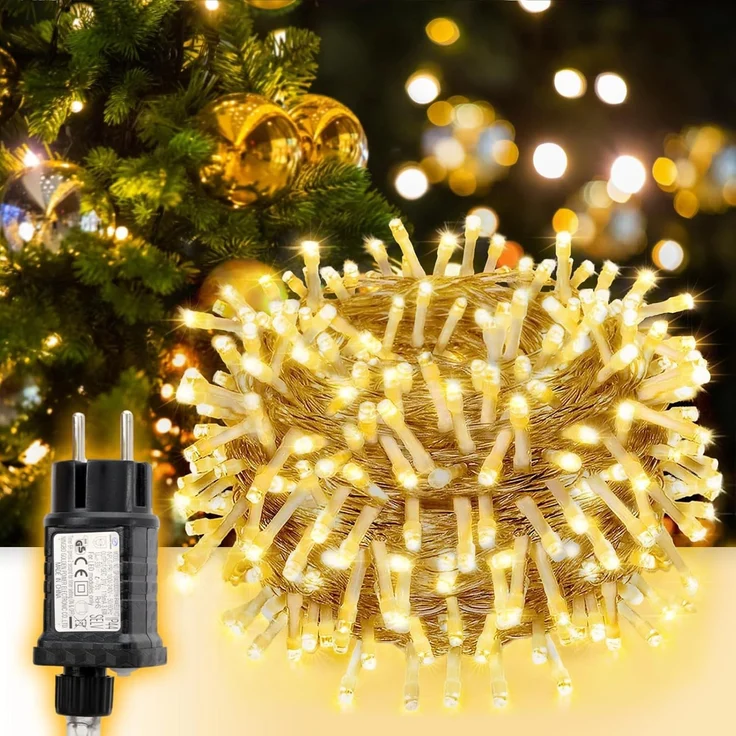 SALCAR 15m 220er LED Lichterkette Außen – Bild 1
