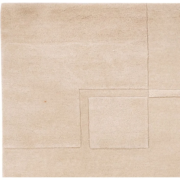Wollteppich - 200 x 140 cm - beige – Bild 3
