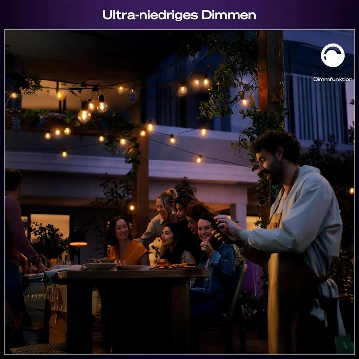 Philips Hue Festavia Globe Outdoor Lichterkette 7 m EU – Bild 3