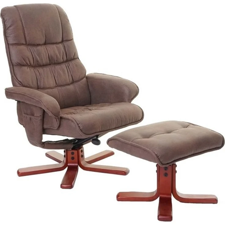 MCW Relaxsessel MCW-E30, 360° drehbar, Sessel durch Gewichtsverlagerung neigbar, inkl. Taschen – Bild 4