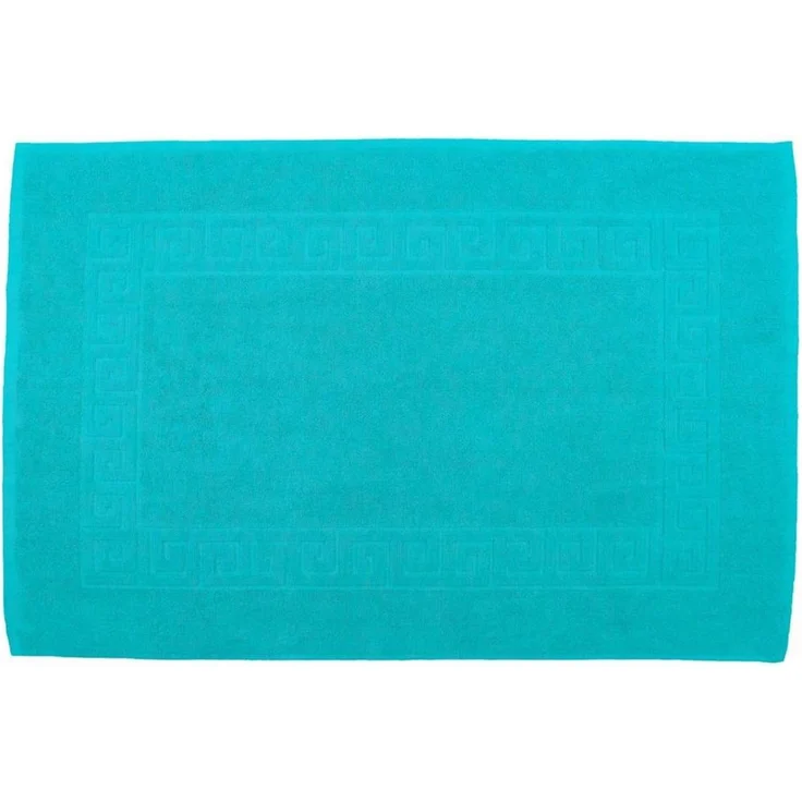Julie Julsen Badematte 1-Badematte-Türkis-50 x 40 cm, Baumwolle, Spiral – Bild 3