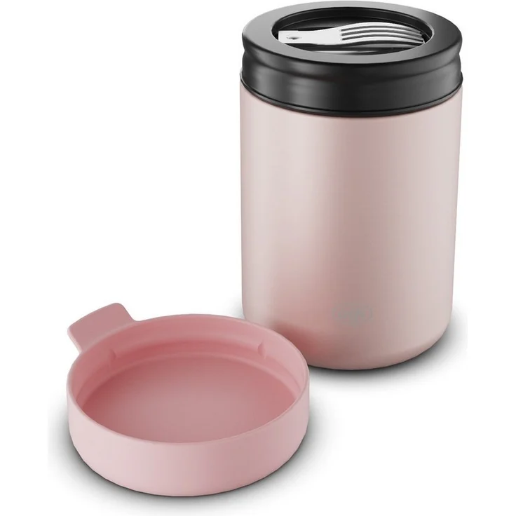 Alfi Thermobehälter ISO FOOD MUG, Thermobehälter für Essen, spülmaschinenfest, Edelstahl, Kunststoff, Silikon, (1-tlg), 0,35l, 5h heiß & 10h kalt, dicht & auslaufsicher, mit Göffel – Bild 3