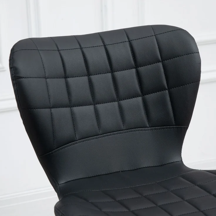 2er-Set Barhocker Retrodesign 47 cm x 51,5 cm x 89–109 cm Schwarz--Schwarz--109x51.5x47cm--YOUDENOVA – Bild 10