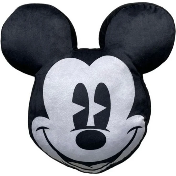 Mickey Mouse Kissen Geformter Velours Dekokissen Kuschelkissen – Bild 3