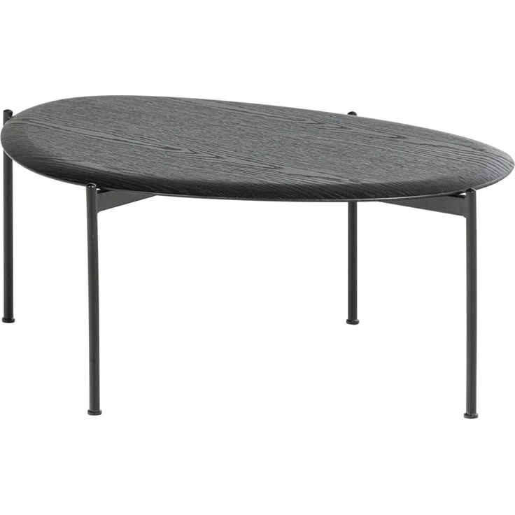 Couchtisch Kota - MDF & Holzfurnier Schwarz – Bild 1