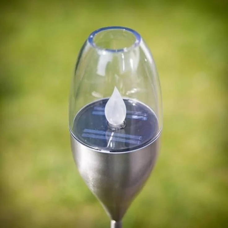 Lindby Außen-Stehlampe Jari, LED, Edelstahl Alu warmweiß IP44, LED, warmweiß – Bild 5