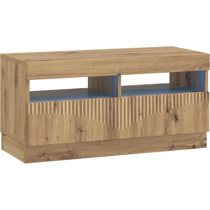 vidaXL LED-TV-Schrank HOORN 3 stk. Artisan-Eiche Holzwerkstoff 3416852 – Bild 5