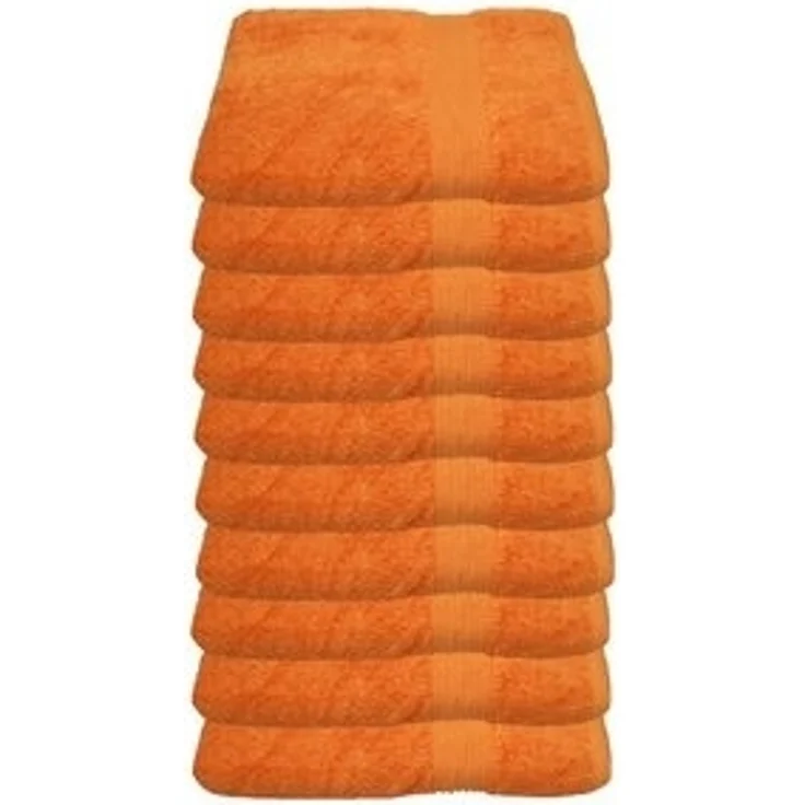 Julie Julsen Gästehandtücher 10-Gästehandtücher-Orange-Gästetuch 30 x 50 cm, Baumwolle (10-St) – Bild 4