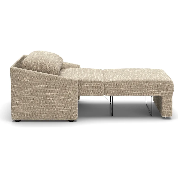 DOMO. collection Sessel Relax Box, Polstersessel mit Boxspringfederung und Schlaffunktion, Armsessel, Cocktailsessel, Loungesessel, 108 x 96 x 86 cm (BxTxH), braun-beige – Bild 7