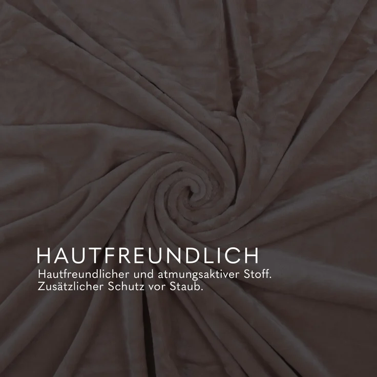 Kuscheldecke Cashmere Touch 200x220cm ( Camel ) Flauschige Wohndecke für Sofa, Couch und Bett, Tagesdecke OEKO-TEX - Sofaüberwurf – Bild 5