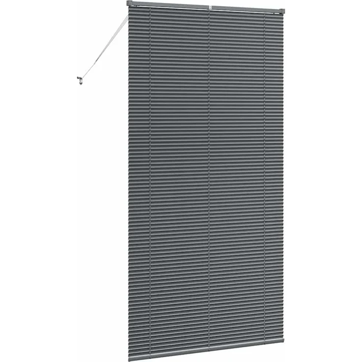 vidaXL Venezianische Jalousie Dunkelgrau 220 x 110 cm 25 mm Aluminium 42006099 – Bild 7