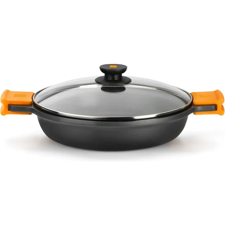 Kasserolle BRA Braisogona_A270536 (36 cm) Schwarz Metall Aluminium Geschmiedetes Aluminium Aluminiumguss Ø 36 cm
