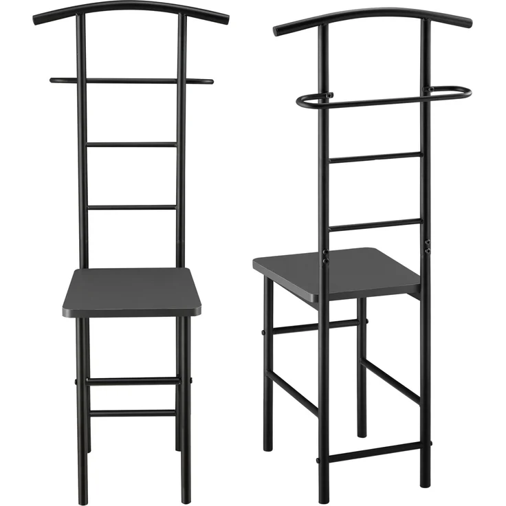 Herrendiener Stuhl Anaheim 107x45x45 cm Dunkelgra en. casa – Bild 2