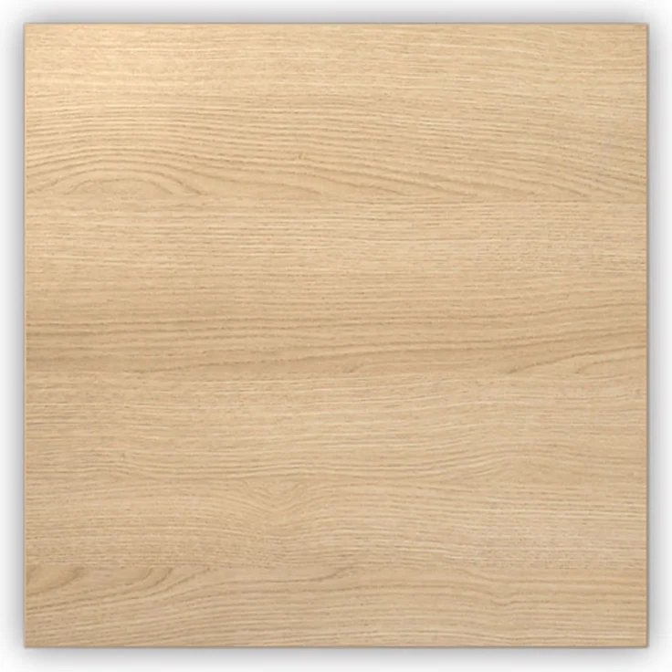 bümö Tischplatte 80x80 cm in Eiche, Schreibtischplatte aus Holz, Holzplatte, Spanplatte kratzfest beschichtet, ABS-Kante, 120 kg Tragkraft für DIY Homeoffice Schreibtisch & mehr, PL-08-E