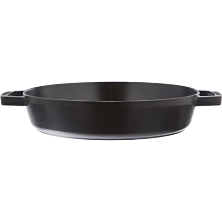 Staub Pans Bratpfanne 26 cm, Gusseisen, Schwarz – Bild 3