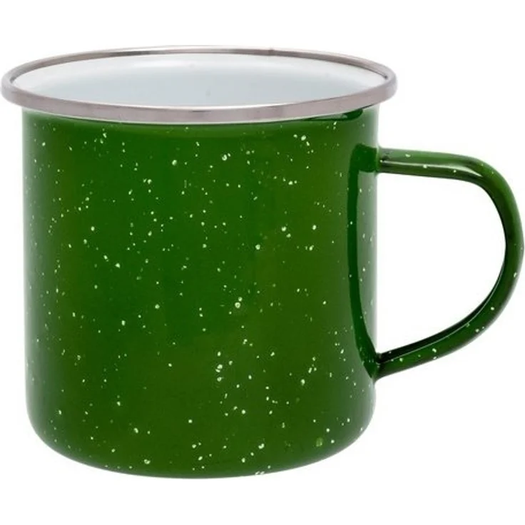 Origin Outdoors Emaille Tasse, 360 ml, grün – Bild 2