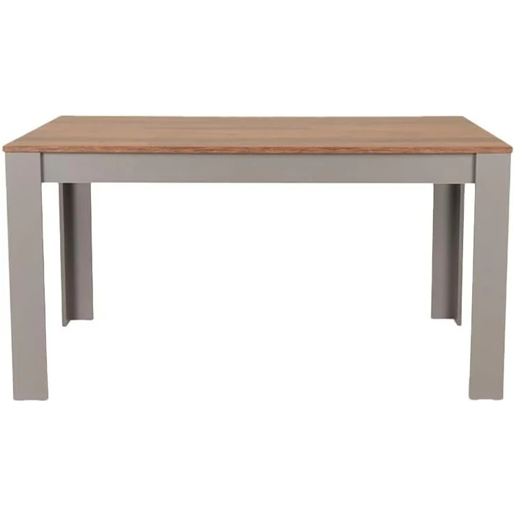 riess-ambiente Esstisch LOFT 160cm natur/anthrazit · pflegeleichter Küchentisch bis 6 Personen (Einzelartikel, 1-St), viel Beinfreiheit · Modern Design · Holzoptik · stabile Winkelfüße – Bild 5