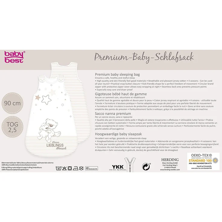 Baby Best Babyschlafsack Lieblingsmensch (1 tlg) – Bild 7