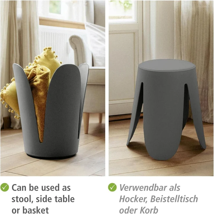 WENKO COMISO Badhocker, Grau matt – Bild 5