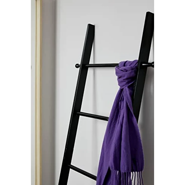 Leiter Badezimmer SURI BAMBOO, Farbe schwarz, Wenko – Bild 8
