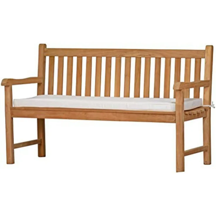 Kai Wiechmann Bankauflage Sitzauflage 110-170x47 cm als pflegeleichtes Polster für Gartenbänke, Bankkissen aus 100% Polyester mit Reißverschluss