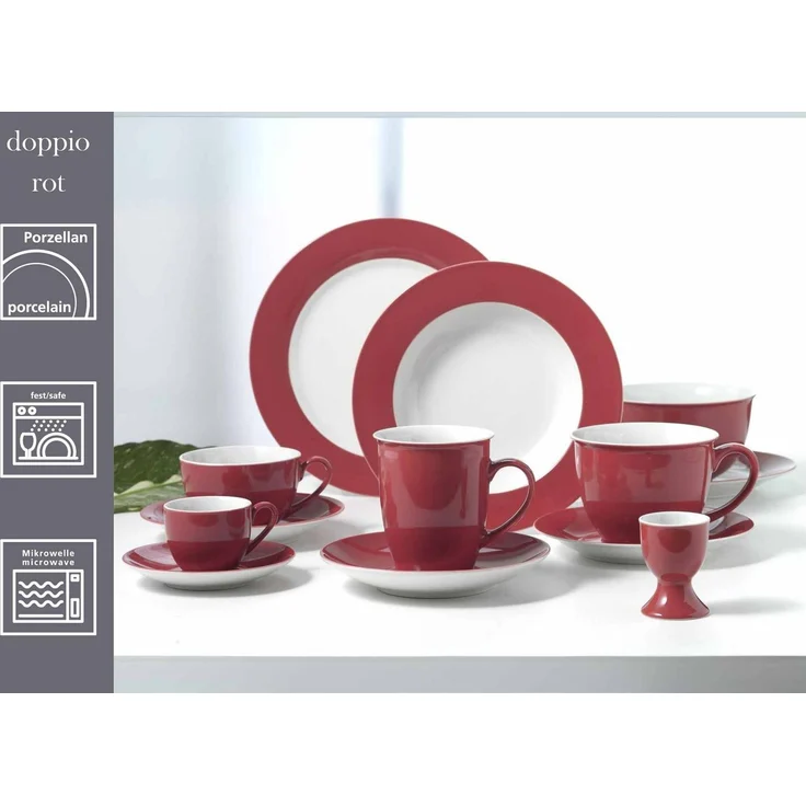 Ritzenhoff & Breker DOPPIO Basic-Set 12-teilig - Rot – Bild 2