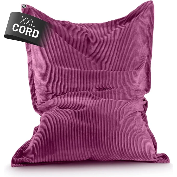 Lumaland Sitzsack Classic XXL Cord | Riesen Sitzsack XXL mit Softer Rippenstruktur – ideal zu Cord Sofa & Sessel Indoor Bean Bag für Wohnzimmer, Schlafzimmer & Co. - 380 L, 140x180 cm – Bild 1