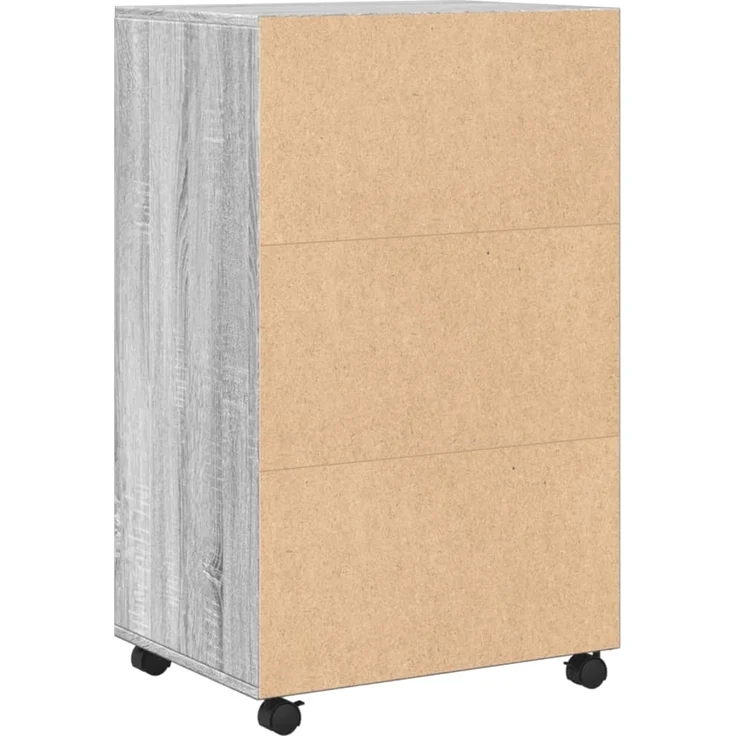 vidaXL Rollschrank Grau Sonoma 55x40x91 cm Holzwerkstoff 853187 – Bild 5