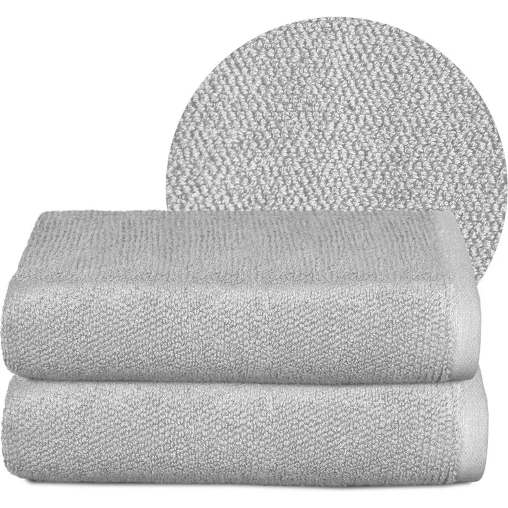 Beautex Handtuch Set Handtuch Set, Made in Europe, Frottier (Multischlaufen-Optik, Frottier Premium Set aus 100% Baumwolle 550g/m)