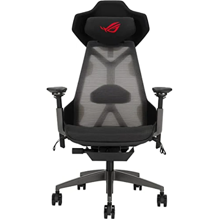 ASUS ROG Destrier Gaming Chair Büro Stuhl - Schwarz - Mesh - Bis zu 150 kg – Bild 12