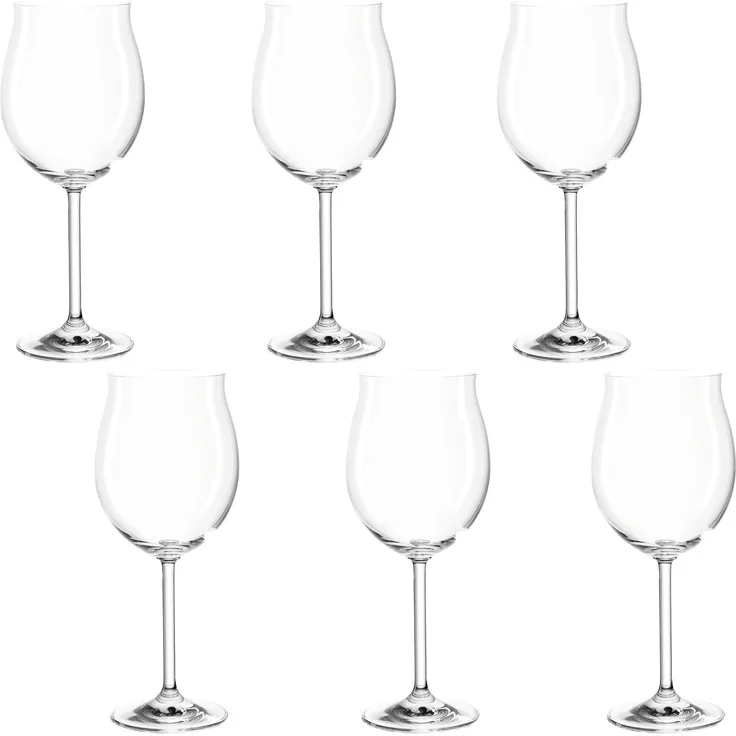 montana: :pure Burgunderglas, 6er Set, Burgunderkelch, Weinglas, Weinkelch, Rotweinglas, Glas, 190 ml, 042388