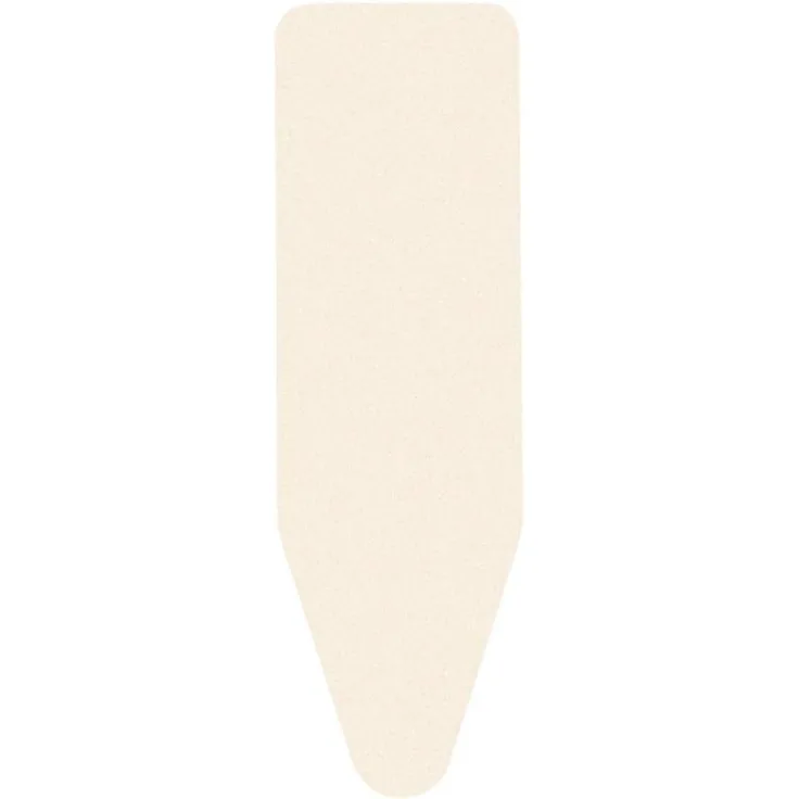 Brabantia PerfectFit Bügelbrett Bezug, Bügelbezug, Bügeltischbezug, Bügelbrettbezug, Baumwolle, Schaumstoff, Ecru, Größe C 124x45 cm, 322167